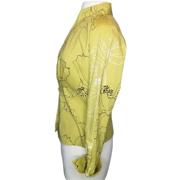 Studio Jax Blazer Womens 6 Small Jacket Long Sleeve Top Green Dressy Jacket - Picture 3 of 9